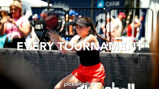 Pickleballtv: Every tournament, every court, live and on demand