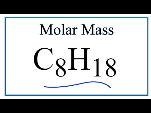 How to find the Molar Mass of C8H18: Octane