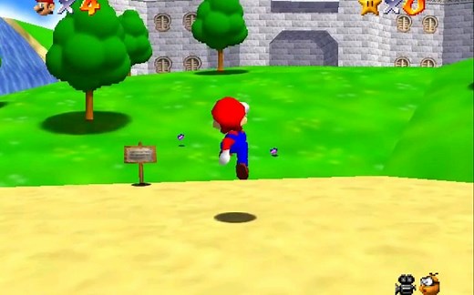 TAS-N64 超级马里奥64 无速度限制 0星通关4分45秒