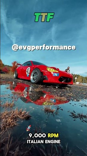 This Toyota 86 Has a Ferrari Engine..#carshorts #crazy #engineswap #ferrari