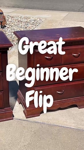 Simple Nightstand DIY with Existing Hardware | Furniture Flip Tutorial