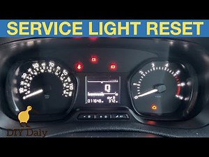 New Vauxhall Vivaro service light reset procedure 2020/2021