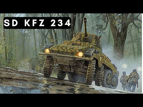 Sd Kfz 234 - Ultimate German Reconaissance Vehicle (1944-1945)