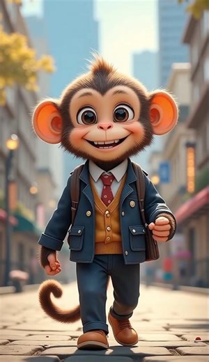 cute monkey dance | #shorts #monkeyvideo #trending