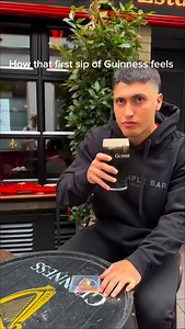 How that first sip feels at The Temple Bar #templebar #thetemplebar #templebarpub #thetemplebarpub #templebardublin #dublin #ireland #guinness | The Temple Bar Pub