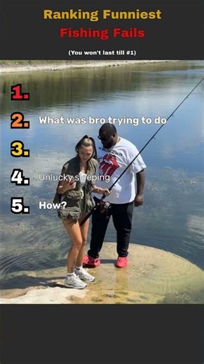 Ranking the worst fishing fails #fishing #fails #funny