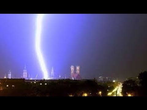 Close Lightning Strike Compilation