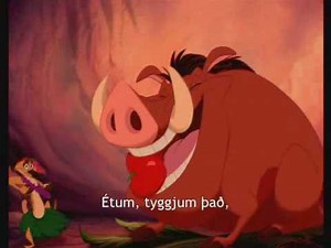 The Hula Song (icelandic) Lion King