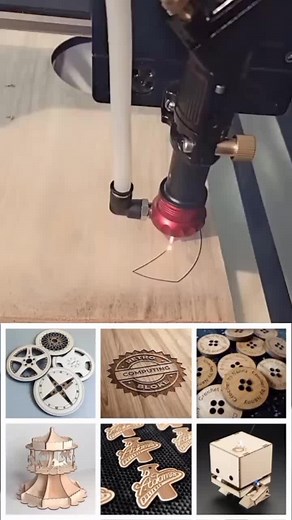 Cutting laser kayu #tutorial #kayu #fyp