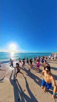 Miami Beach Speedo USA Beach Run ‪@Speedo‬ #miamibeach #insta360