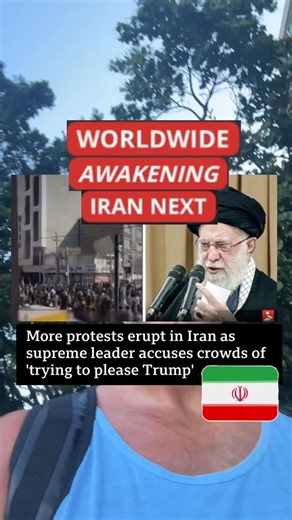 Harry The Soul Coach on Instagram: "Iran Next Iran Now All part of the script, very easy to see when the headline news reads More protests erupt in Iran as supreme leader accuses crowds of ‘trying to please Trump’ We will see all countries get pulled in leading up to June 2026 #harrythesoulcoach #donaldtrump #iran #worldwide #truth"