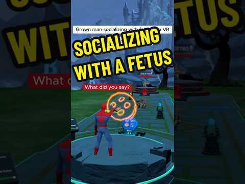 💀How to socialize with babies in VR #vrgame #oculus #quest2 #vrgaming #warofwizards