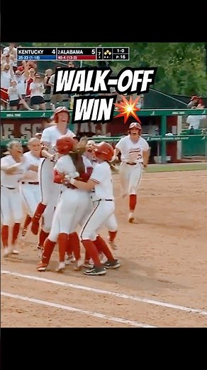 Vandagriff Ended It Here 🐘 Walk-Off Win | Alabama Softball