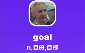goal：目的，目标