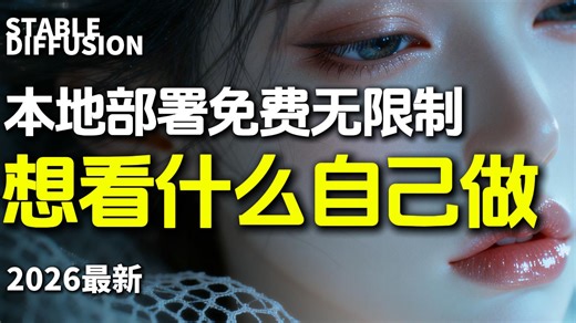 【2026隐藏大佬】2026版Stable Diffusion整合包无私分享！一键安装，永久使用,新手必看，Stable Diffusion整合包下载安装教程！