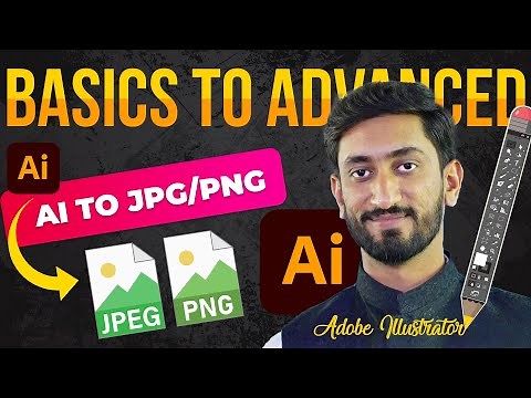 Save AI to JPG | Illustrator Tutorial