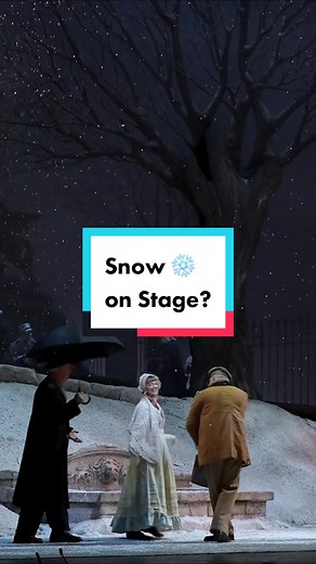 Behind the Snowfall in La Bohème at the Met