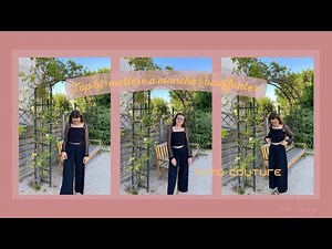 Coudre un top d’été bi-matière • tuto et patron de couture / Leah Sewing