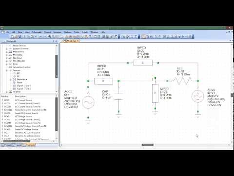 Microwave Office AC circuit analysis