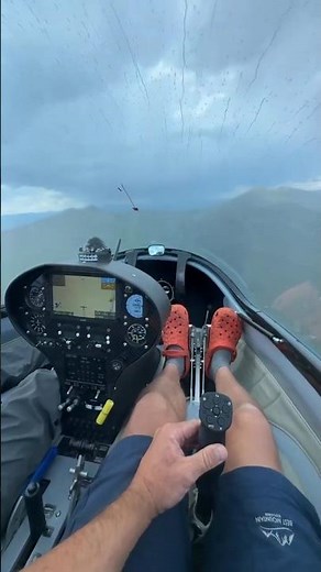 Glider Flight in Thunderstorm Near Airfield | @IgorVolkov Cockpit View