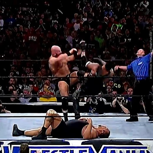 The Undertaker vs. Big Show & A-Train – WrestleMania XIX 2003