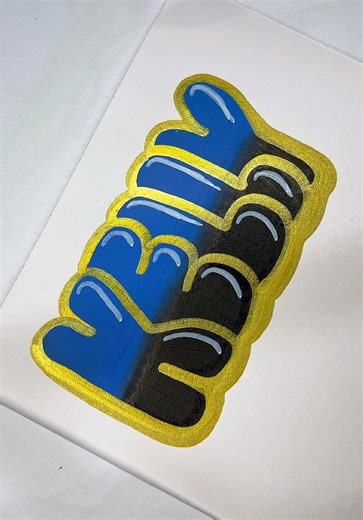 Bubble Lettering Tutorial: Graffiti Name Art