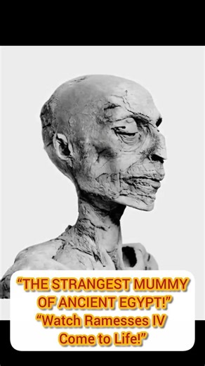 THE STRANGEST MUMMY IN ANCIENT EGYPT – RAMSES IV BROUGHT TO LIFE WITH AI #ancientegypt #history