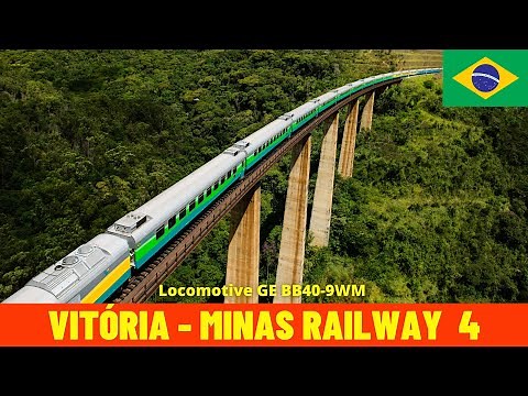 Cab Ride Vitória - Minas Railway Part 4 (Desembargador Drumond - Belo Horizonte, Brazil) 4K