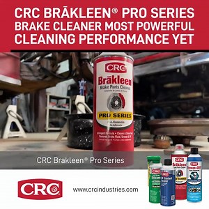 42 reactions | CRC Brākleen® Pro Series non-flammable formula is our strongest brake cleaner yet. It quickly breaks down grease and grime in your brake systems. Its PowerJet® nozzle blasts away contaminants with ease, and the larger cans with increased fill weight mean longer usage and less waste. #CRCBeOriginal | CRC Industries | Facebook