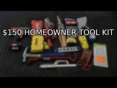 $150 DIY Homeowner Tool Kit - Basic Tools on a Budget