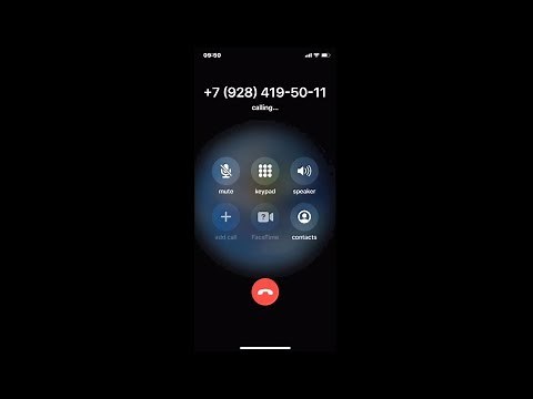 Apple iPhone 11 Pro incoming call (screen video)