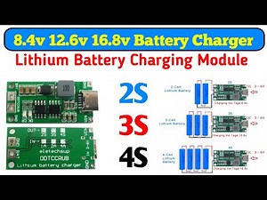 Lithium Battery charging module 2s 3s 4s || 1A 2A 3A Module || Electronics Verma