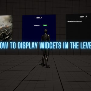 How To Display Widget in the Level - Unreal Engine 5 Tutorial | Community tutorial