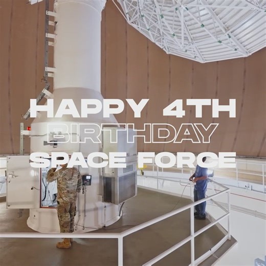 United States Space Force 4th Birthday (Square)