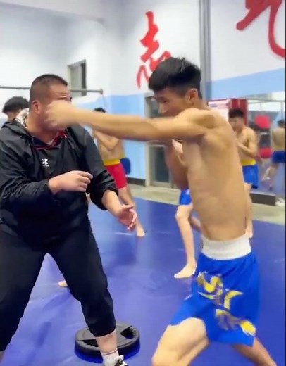 Shaolin sanda punch training