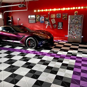 [Hot Item] New Model PP Garage/Workshop/Warehouse Floor Tiles, Dalle PVC Sol Garage Floor Tiles