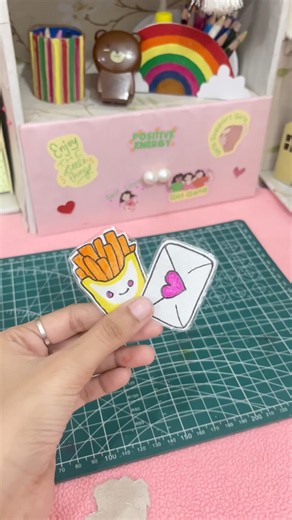 DIY waterproof stickers ✨🦋❤️ #shorts #stickers #viral #youtube