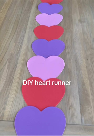 DIY Heart Runner: Simple Valentine's Day Decor Idea