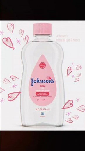 How to Use Johnson’s Baby Oil | 5 Genius Ways You Didn’t Know! 😍 #babypowder #pdiddy #babyoil