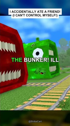 I ACCIDENTALLY ATE A FRIEND! 😭 (I Can't Control Myself!) #minecraft