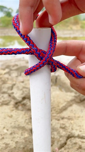 Tie a Easiest Knot For Construction Workers #shorts #knot