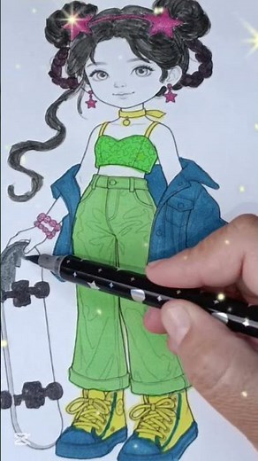 K-POP Coloring Pages 🎤✨ | Relaxing Coloring with K-Pop Idols | Fun Art for Fans