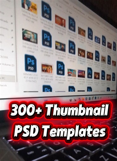 300 Thumbnail PSD Templates Pack ✨ WhatsApp: 03708108716 #thumbnail #freelance #graphicdesign #foruyou #viral