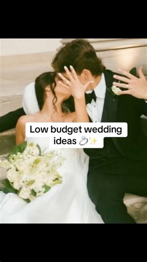 Who says a dream wedding has to be expensive?✨🤍Save this idea for your future wedding! 💍