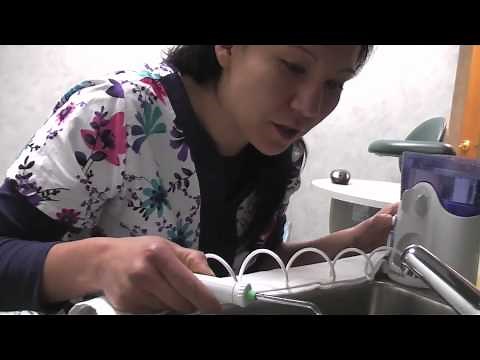How to use a Waterpik to help Stop GUM DISEASE at home w/ Libertyville IL Dentist Dr. Sam Weisz