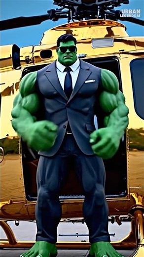 From Pauper to Millionaire: Hulk's Ultimate Revenge | Urban Legends AI 💎🚁#shorts#hulk