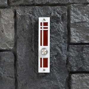 Mid Century Modern Doorbell With Lighted Button - Etsy