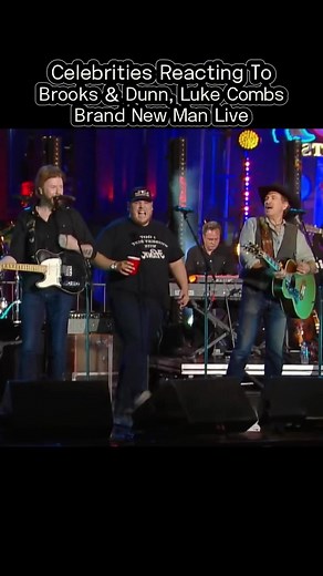 Brooks & Dunn & Luke Combs — Brand New Man Live: Celebrity Reactions