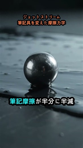 三菱・ジェットストリーム 筆記具の歴史を変えた摩擦力学 | 粘度を5分の1にした超低摩擦インクとツインボール工学 | ジェットストリーム\N筆記具を変えた摩擦力学