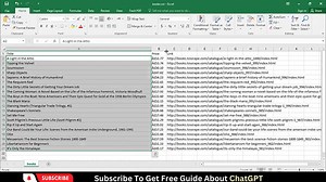 ChatGPT for Data Extraction: A Guide on How to Use for Web Scraping and Extracting Data in Excel ope